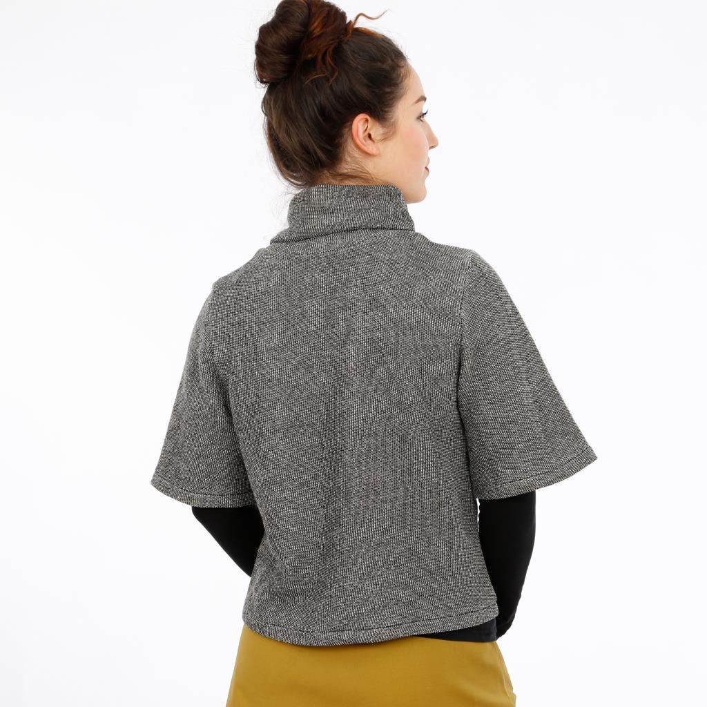 Papierschnittmuster Rollkragenpullover Frau Dörte XS-XXL